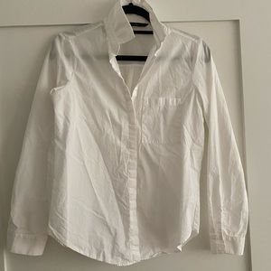 Zara woman’s white button down shirt